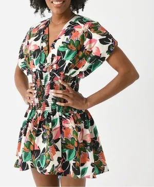 MISA Los Angeles Della Dress Las Palmas Colorful Floral Cocktail Resort SMALL thumbnail 1