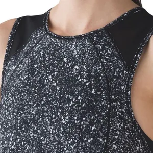 Lululemon Sculpt Tank Splatter White Black Size 6 Tank thumbnail 14