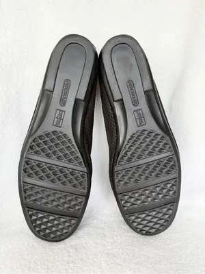 Aerosoles Women's Black Faux Leather Slip-On Loafer Flats 9.5 Square Toe thumbnail 10
