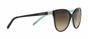 Tiffany & Co. TF 4089B - 81343B Havana / Blue | Sunglasses Woman thumbnail 1