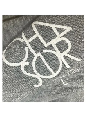 new Chaser ☻︎ Heart Eye Skull Draped Open Cross Back Tee T Shirt ☻ ︎Heather ☻︎ L thumbnail 9