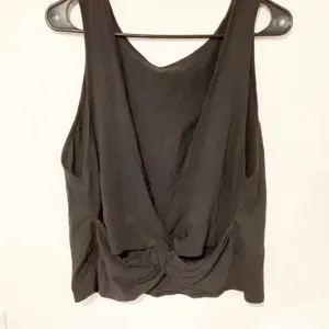 Lululemon Size 10 Black Twist‎ It Tank Athletic Workout thumbnail 2