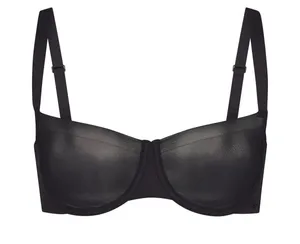 Skims No Show Unlined Balconette Bra Onyx 32a thumbnail 1