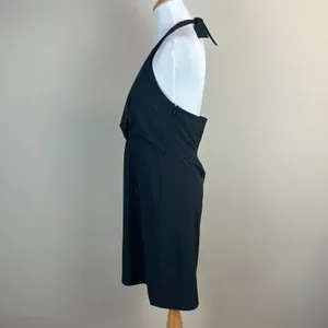 Athleta Halter Dress Womens 8 Black Athletic Go Anywhere Sundress Smocked Padded thumbnail 8