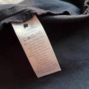 Everlane Navy The Curvy Side Zip Pants thumbnail 4