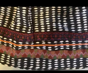 Anthropologie Edme & Esyllte 2 Ribbon Skirt Pleats Beribboned Rings Black White thumbnail 3