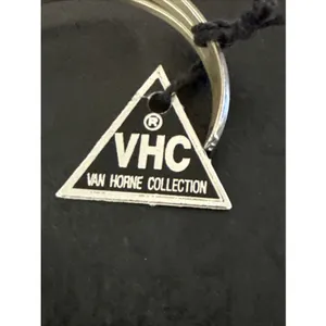 Vtg VHC Sterling Silver Van Horne Collection Cuff Bracelet Earring‎ Set Lot thumbnail 6