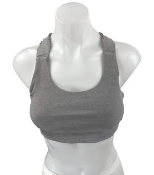 Lululemon Women's Gray Sleeveless Strappy Yoga Athletic Sports Bra Crop Top 4 thumbnail 1