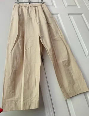 Anthropologie Maeve Poplin Sporty Pull-On Trousers, Size S thumbnail 8