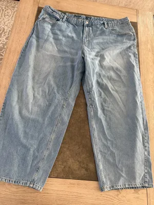 Wild Fable™ Women's Mid-Rise Barrel Jeans - Light Wash plus size 26/32 thumbnail 4