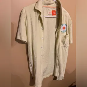 Free planet yellow terry cloth‎ small button down thumbnail 2