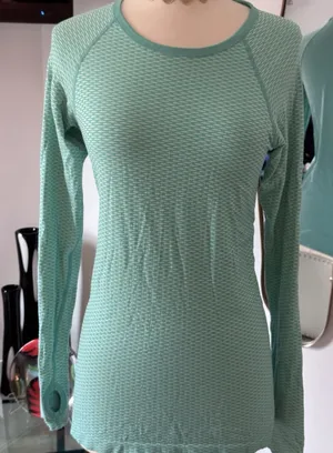 Victoria's Secret VSX Sport Aqua Running Long Sleeve Top thumbnail 1