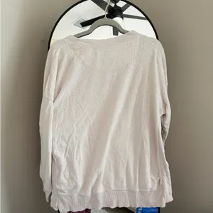 Aerie White Textured Sweater thumbnail 6