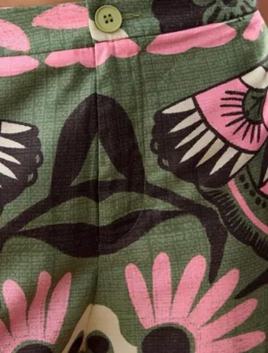 NWOT SHEIN Maija Women's Green Summer Pants, Size XS, MSRP $25 thumbnail 6