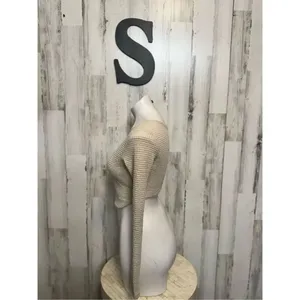 Tan long sleeve size small thumbnail 3