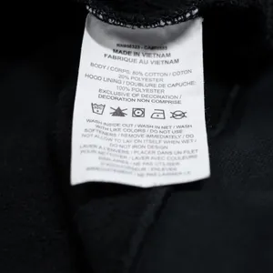 Jordan Brooklyn Fleece Hoodie‎ Women M Black Satin Lined FB5110-010 Oversized thumbnail 9