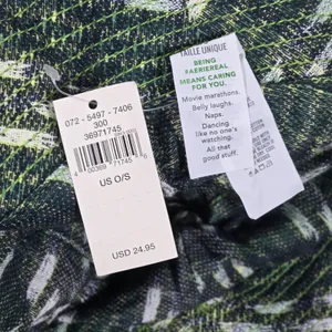 Aerie Bucket Hat Green‎ Yellow Plaid Pattern One Size thumbnail 4