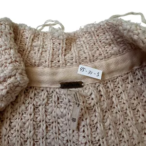 Free People Peach Knit Long Cardigan Pockets Sweater Women's Size XS | 45-31-3 thumbnail 3