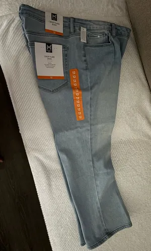 Preppy cropped flare jeans Blue Size 12 thumbnail 1