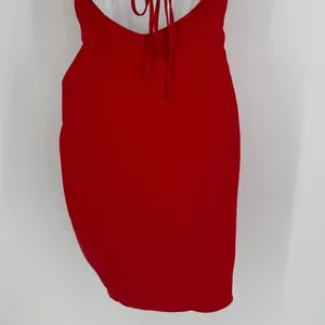 Amanda Uprichard Jasalina Halter Mini Dress Small Red Cocktail Party Date Night thumbnail 9