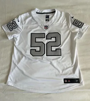 NFL Las Vegas Raiders Khalil Mack‎ Nike Jersey Women’s Size Large thumbnail 1
