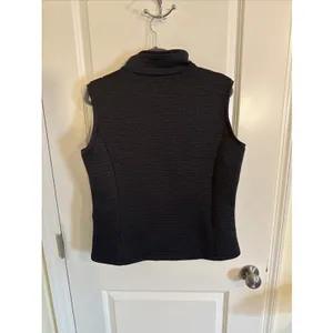 Kate Lord Pinehurst Gray Quilted Full Zip Golf Vest Size Large thumbnail 4