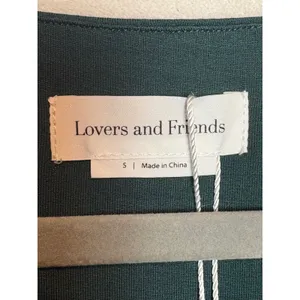Lovers and Friends Sundance Maxi Dress Everglade Green V-Neck Twist Front Small thumbnail 8