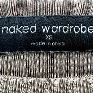 Naked Wardrobe Figure It All Out Dress Maxi Bodycon Long Sleeve Coco Tan XS thumbnail 3