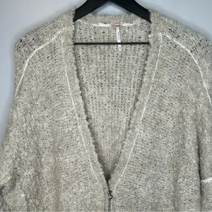 Free‎ People Alpaca Blend Oversized Cardigan Size S thumbnail 3