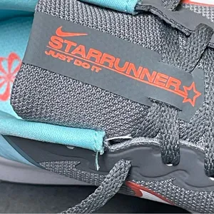 Nike Star Runner 3 Women's Gray/Aqua Sneakers Size 5.5 thumbnail 5