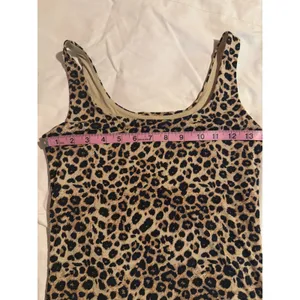 SUUKSESS Womens Leopard Print Tank Top Brown Black Animal Scoop Neck XS‎ thumbnail 2