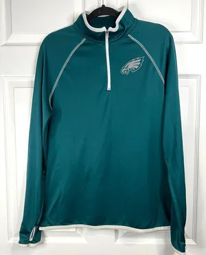NFL Team Apparel Philadelphia Eagles Women’s pullover - Green - Size XL thumbnail 1