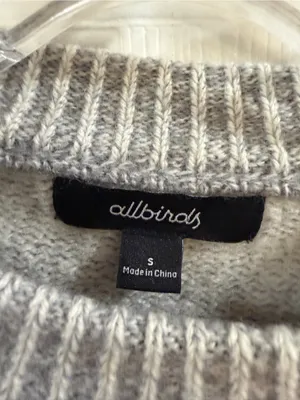 Allbirds Women's Jumper Size S Grey thumbnail 2
