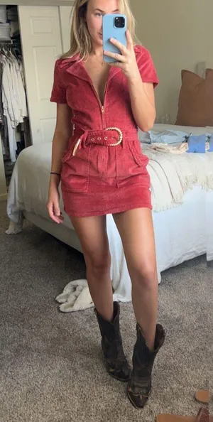 Show Me Your Mumu Outlaw Dress Corduroy thumbnail 2