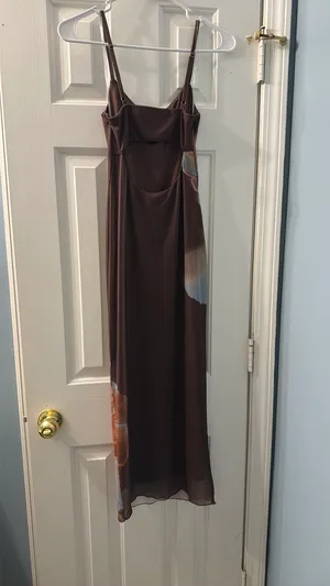 Floral Dress Brown Size XXS thumbnail 4