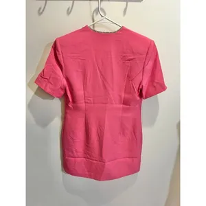 Anthropologie Rumored NWT Women Small Pink Crystal Bow Disco Mini Dress thumbnail 8