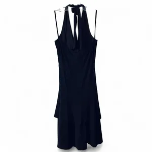 Star Vixen Y2K Black Halter Neck Rhinestone Dress thumbnail 6