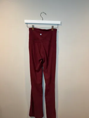 Lululemon Flare Pants Maroon thumbnail 2