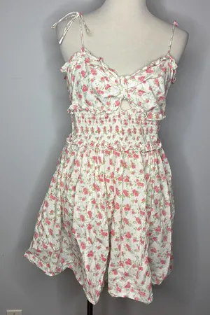 ASOS - White Sundress with Rose Pattern thumbnail 1