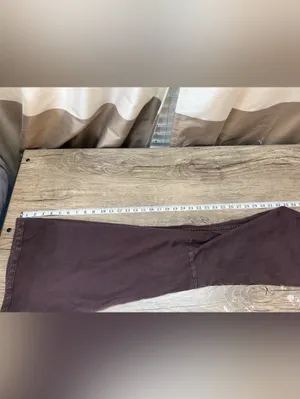 FREE PEOPLE Penny‎ Pull On Flare In Chocolate size 28 thumbnail 5