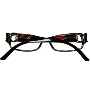 Gucci Eyeglasses Womens GG 3553 Dark Tortoise Gold Horsebit Crystal Frames Only thumbnail 9