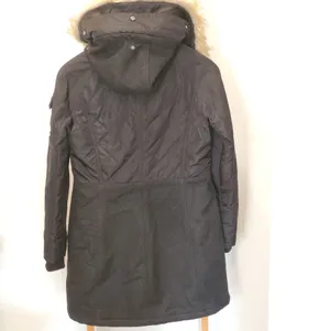 1 Madison Coat Parka Expedition Heritage Media Black Rutched Cargo Jacket thumbnail 13