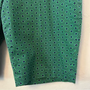 Laundry by Shelli Segal green and navy geometric print Bermuda shorts size 14 thumbnail 11
