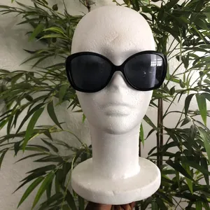 Oakley Black Wrap Around Oversize Round Women Sunglasses Made in USA Gothic Streetwear thumbnail 2