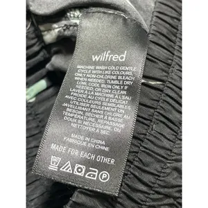 Aritzia Wilfred Womens Black Floral High Waist Wide leg Trousers Pants Size S/M thumbnail 5