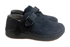 NEW CHACO Women's 7 Paonia Clogs Wool Slip On Hiking Shoe Charcoal Gray thumbnail 1