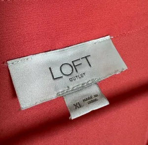 CLEARANCE! Coral LOFT Outlet Blouse Size XL EUC thumbnail 5