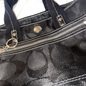 Black Coach Designer Hand Bag thumbnail 4