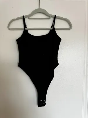 Garage Plunge Black Bodysuit thumbnail 3