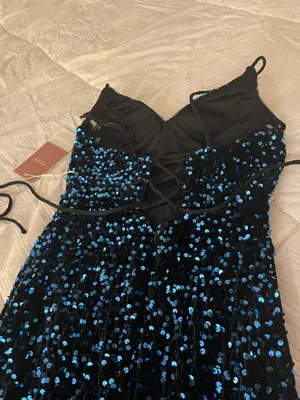 Prom Dress Black Size 2 thumbnail 4